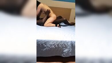 Trio cuckold amatoriale moglie,conuto e black