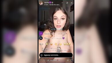 Aicha incinta in diretta su of