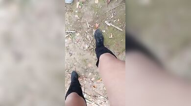 Inculata e scopata forte nel bosco