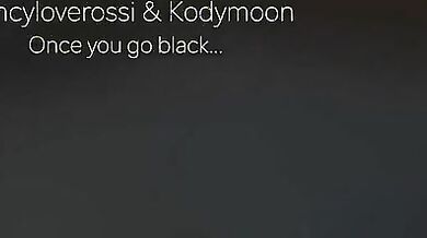 Francy scopata da nero dotato of