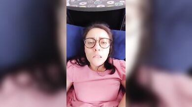 Scopata fidanzata itlaiana con occhiali Pov