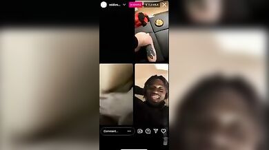 Qui rischiamo il ban ragazzi . Diretta instagram con troie italiane esibizioniste