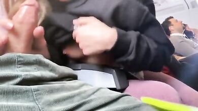 Pompino in aereo incredibile