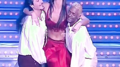 Antonella Mosetti upskirt in televisione