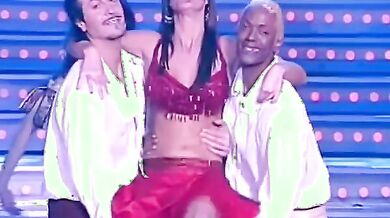 Antonella Mosetti upskirt in televisione