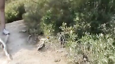 Matura troia sega all'aperto alcuni guardoni DIALOGHI ITALIANI