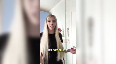 Che problemi avete se pagate per vedermi le tette e io faccio i soldi