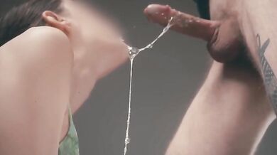 Pompino deepthroat Milf italiana sborrata in bocca Pov