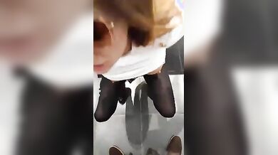 Selene Pompino escopata con sborrata in faccia in ufficio