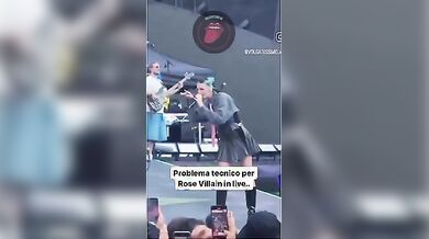 Rose Villain upskirt in concerto