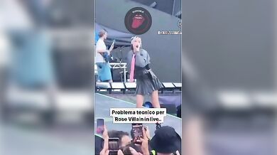 Rose Villain upskirt in concerto