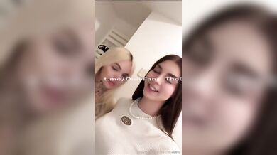 Ambra e Paolina con sei ragazzi al Calippotour OF