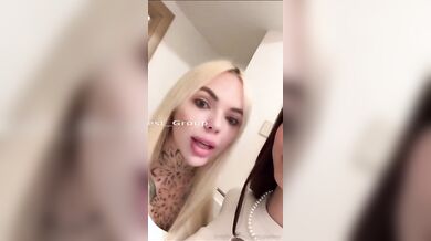 Ambra e Paolina con sei ragazzi al Calippotour OF