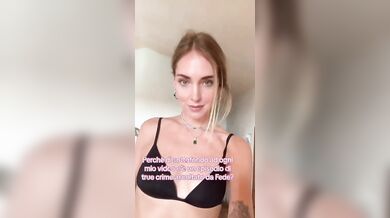 Chiara Ferragni in intimo video sexy