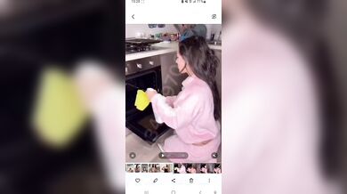 Aur4 incastrata nel forno sbattuta a pecorina dall'inquilino OF