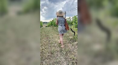 Pompino a contadino all'aperto OF