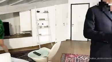 Threesome con due belle fiche italiane bisex OF