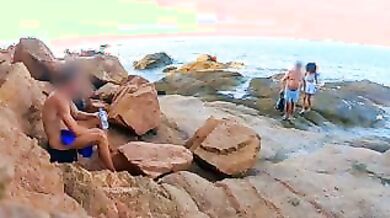 Italiana si scopa sconosciuto in spiaggia OF