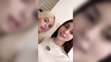 Orgia calippo tour Ambra e Paolina a Salerno con sei fans