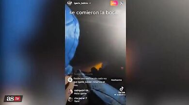 Wanda Nara limona col nuovo fidanzato L-Gante