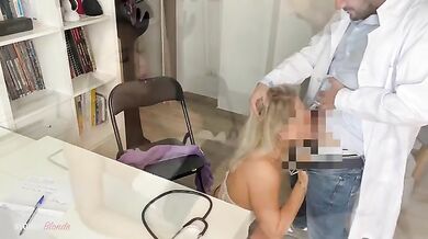 Dal dottore ripassatina per bionda italiana