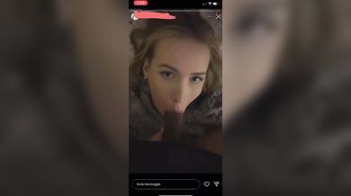 Primo piano fidanzata col cazzo in bocca