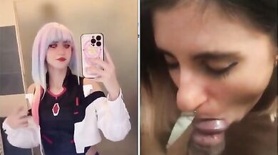 Cosplay italiana amante dei grossi cazzi neri