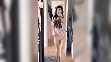 Elena Berlato selfie in intimo