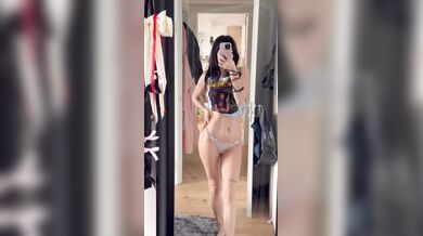 Elena Berlato selfie in intimo