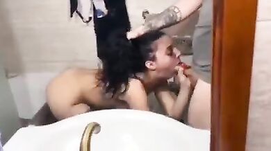 LaDiabla pompino e scopata con crampie