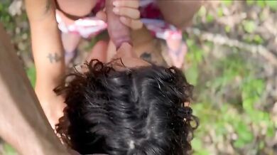 Scopata nel bosco con la fidanzata