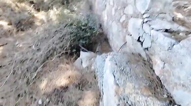 Coppia italiana esibizionista beccata a scopare in pineta