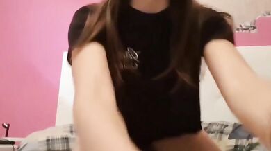 Studentessa italiana si masturba