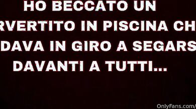 Diana e Gently esibizionismo in piscina con sega