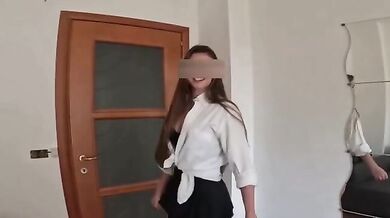 Casting ragazza italiana tettona che scopa con suo fan