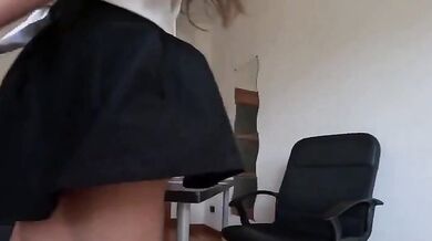 Casting ragazza italiana tettona che scopa con suo fan