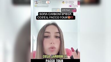 Sofia Carboni e il lancio del Pacco Tour