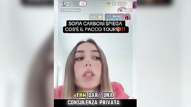 Sofia Carboni e il lancio del Pacco Tour