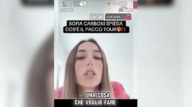Sofia Carboni e il lancio del Pacco Tour