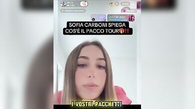 Sofia Carboni e il lancio del Pacco Tour