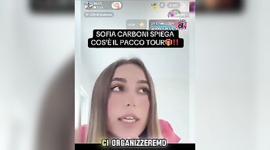 Sofia Carboni e il lancio del Pacco Tour
