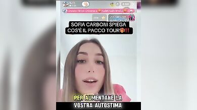 Sofia Carboni e il lancio del Pacco Tour