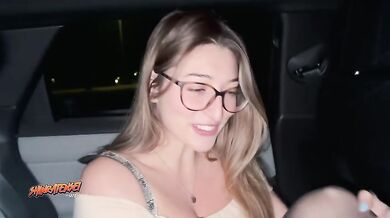 shinra scopata in auto