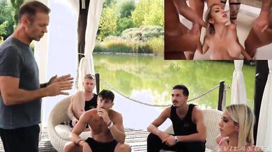 Rocco Siffredi Gangbang con Marika Milani e Malena la pugliese