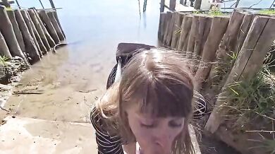 Vuoi farmi proprio sborrare - Pompino al lago amatoriale