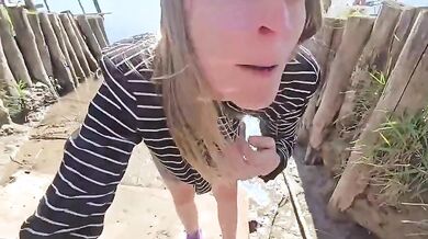 Vuoi farmi proprio sborrare - Pompino al lago amatoriale