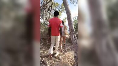 Milf italiana scopata da black con cazzo enorme outdoor