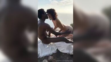 Milf italiana scopata da black con cazzo enorme outdoor