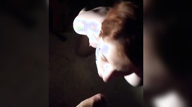 Romana rossa italiana sborrata in faccia