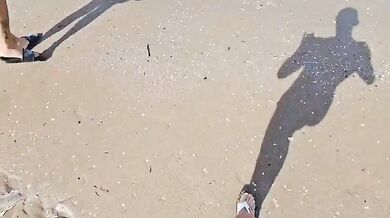 Sesso in spiaggia nudista